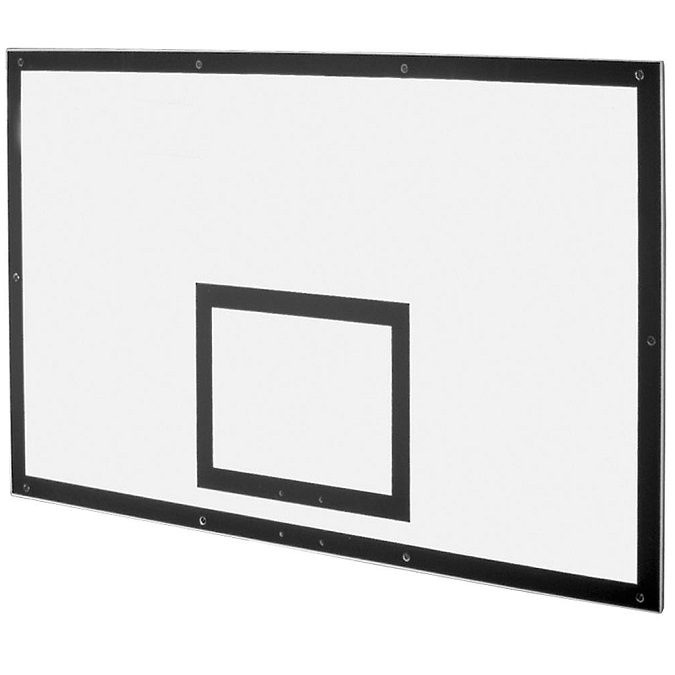 Щит баскетбольный игровой 1800х1050 фанера на раме