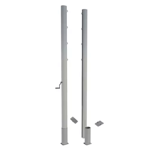 Стойки волейбольные профессиональные алюминиевые 100х120 мм SPORTWERK