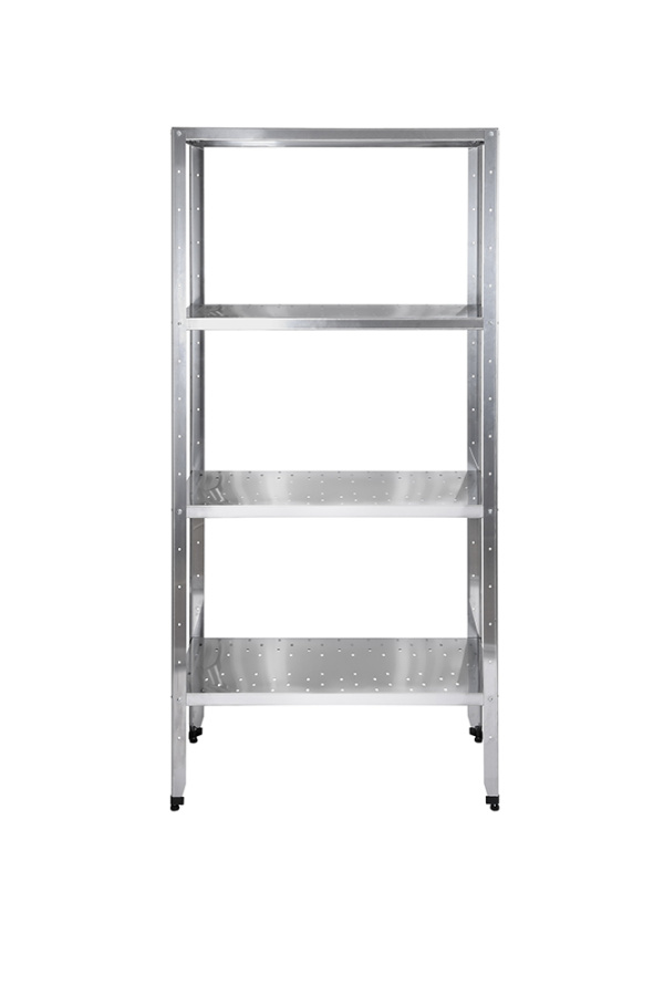 Стеллаж кухонный с перфорированными полками Luxstahl СРП-1800*800*400