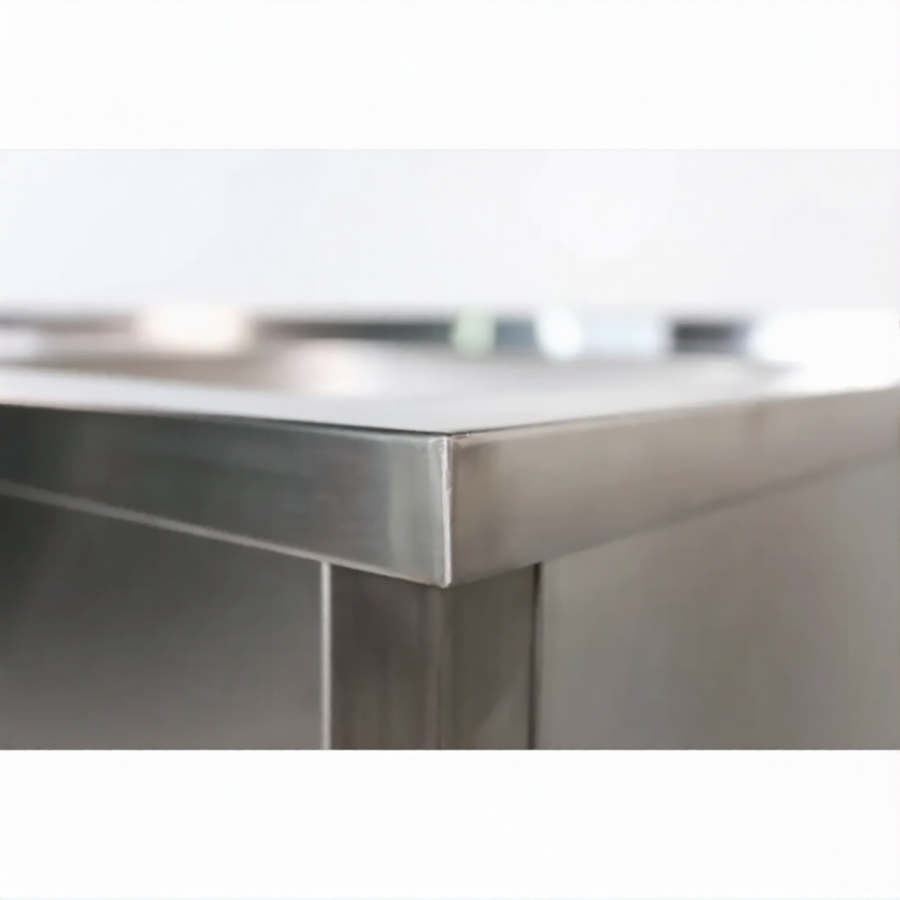 Стол производственный СПРп - 860х1200х800 «Profi Ral», сбор отходов, борт (полка-обвязка)