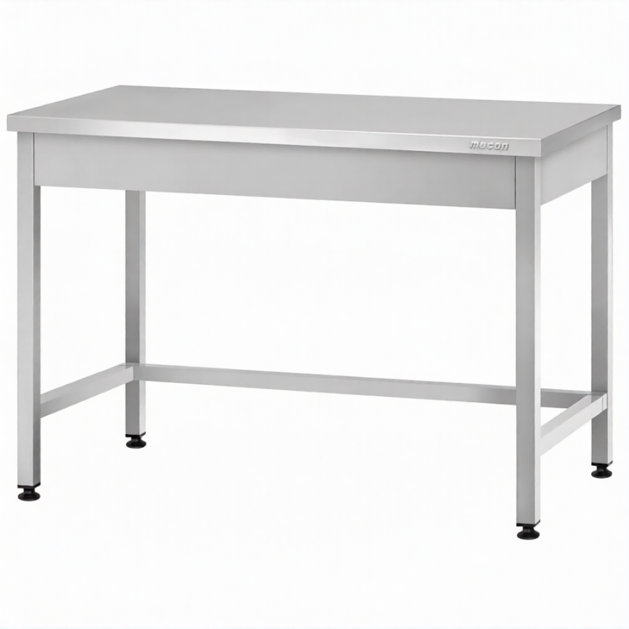 Стол производственный СПРп - 860х1200х700 «Profi Inox» (полка-обвязка)