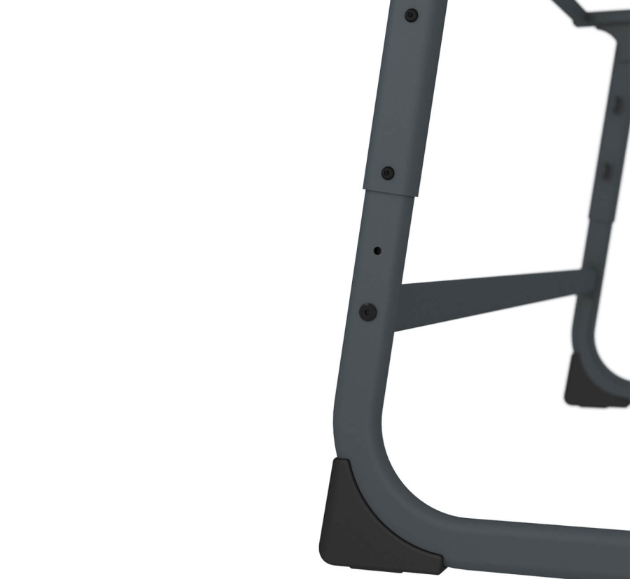 Cтол ученический белый снег/антрацит SHT-TN11/3-5