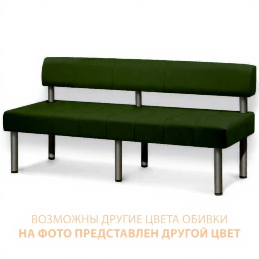 Банкетка трехместная БС-3х (кожзам Эконом белый)