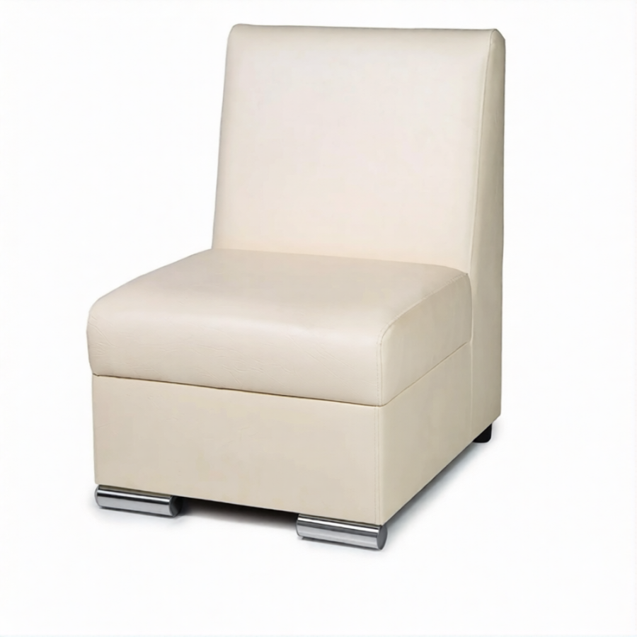 Диван-кресло ДО-1/1 (кожзам Эконом бежевый)