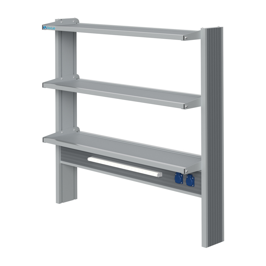 Технологический пристенный высокий стелаж Mod. 1200 ТСПв