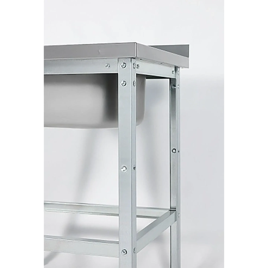 Ванна моечная односекционная цельнотянутая с бортом ВМЦ-1/6/6-БО-ЭЦ