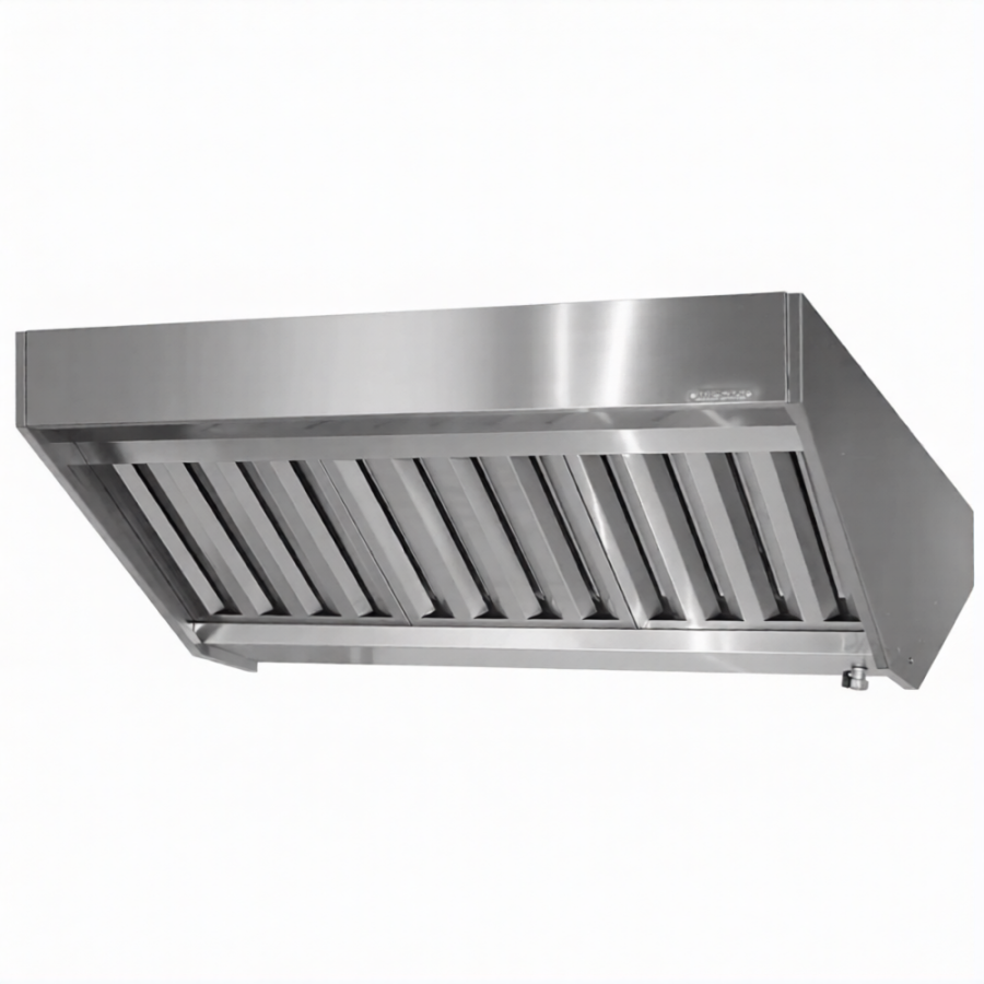 Зонт вытяжной полуоткрытый ЗВПб 400х1500х2000 «Base» островной