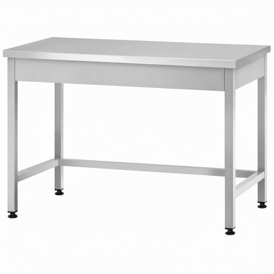 Стол производственный СПРп - 860х1500х600 «Profi Inox» (полка-обвязка)