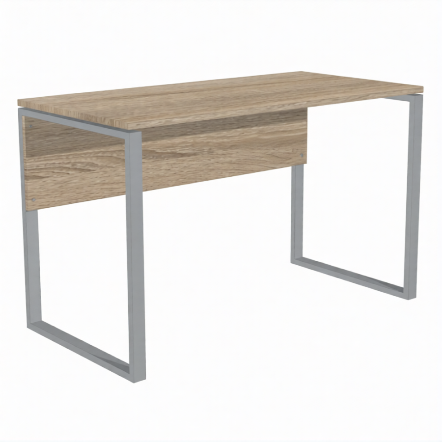 Стол для врача рабочий СрТ-2.01 (1200х600х750) (ЛДСП бук, каркас серый)