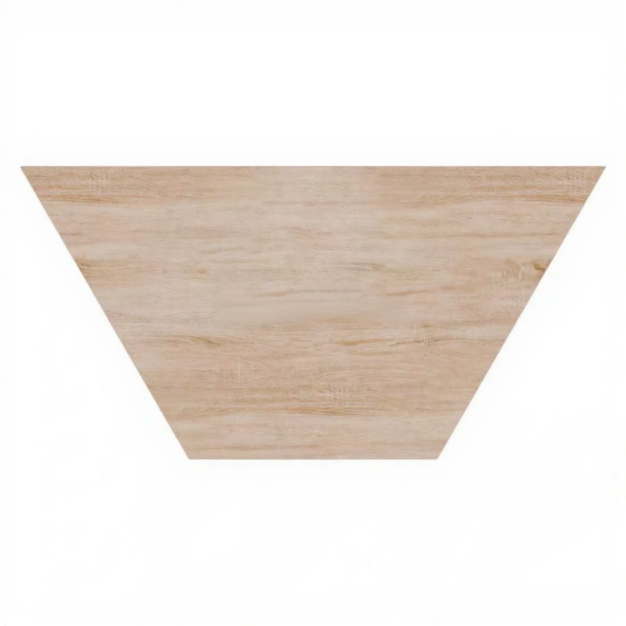 Стол трапеция «СМАРТ» подстолье «O» профиль 40x40 столешница 16 мм