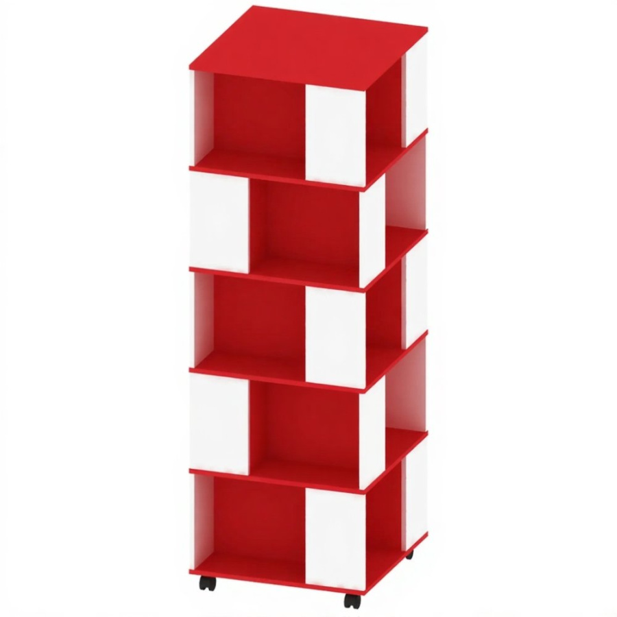 Стеллаж мобильный четырехсторонний СТЕ-ШП-51-1